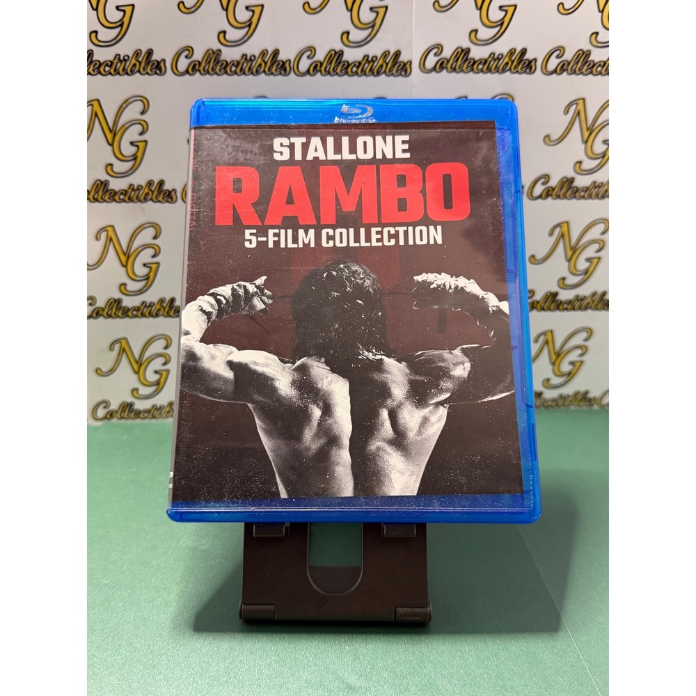 Rambo 5-Film Collection Blu-ray Sylvester Stallone First Blood Last Blood Set